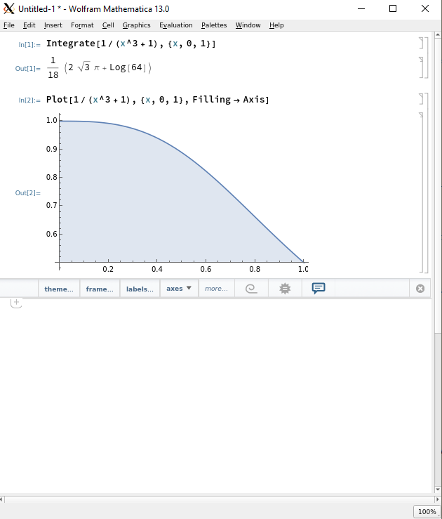 Mathematica works graphically
